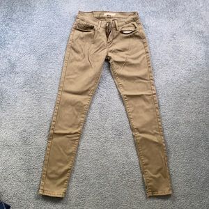Levi Green Skinny Jeans (Soft) Size 27